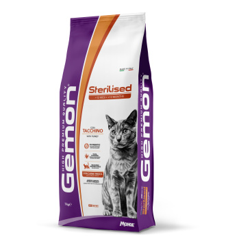 Gemon Cat Sterilised with Turkey 7kg (Dry food)