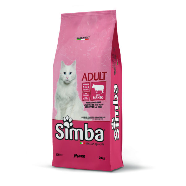 Simba Cat Croquettes Beef 20kg (Dry food)