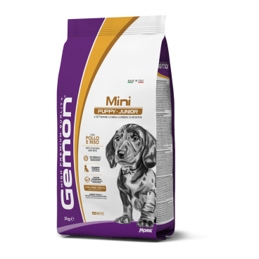 GEMON DOG MINI PUPPY&JUNIOR KG.3 (Dry food)