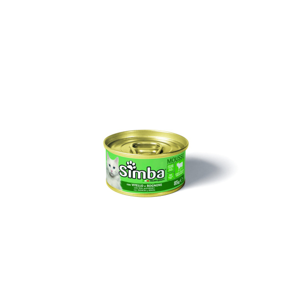 SIMBA CAT WITH VEAL/KIDNEY GR.85 (Wet food)