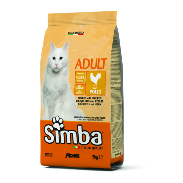 SIMBA CAT CROQUETTES CHICKEN KG.2 (Dry food)