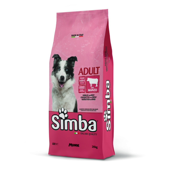 SIMBA DOG CROQUETTES BEEF KG.20