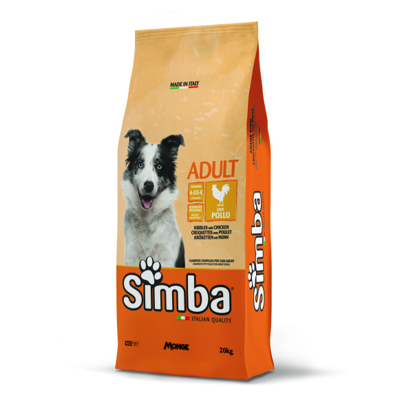 SIMBA DOG CROQUETTES CHICKEN Kg.20
