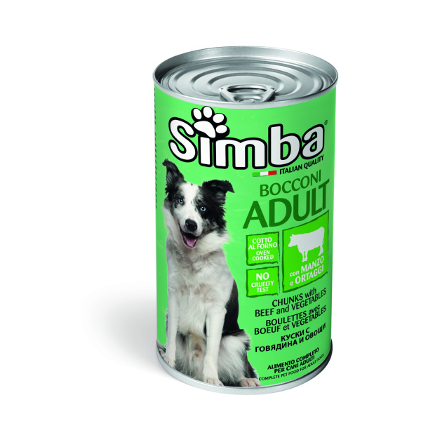 SIMBA DOG WITH BEEF/VEGETABLES GR.1230