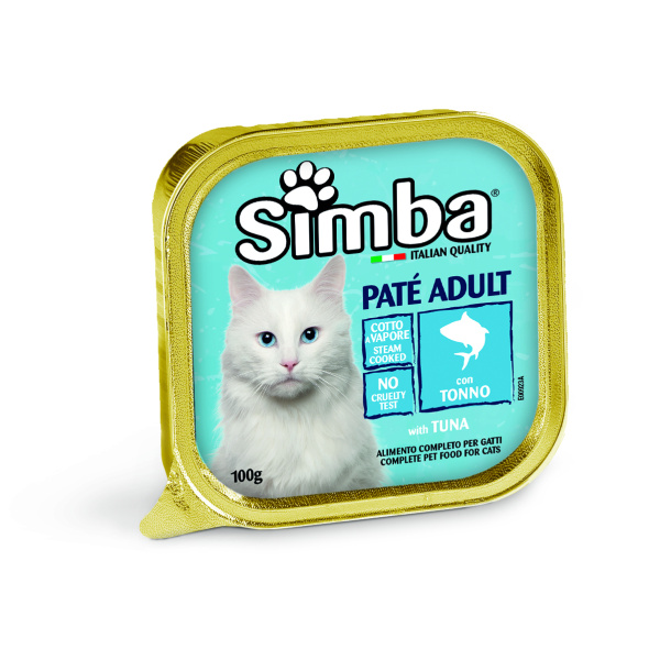 SIMBA CAT PATE WITH FISH GR.100 (Box of 32 Pate) (Wet food)
