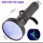 "Ultraviolet Flash light 100 LED" (UV Light)
