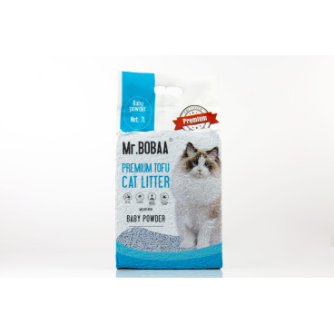 Mr.Bobba Tofu Cat litter Baby Powder Scent 7L