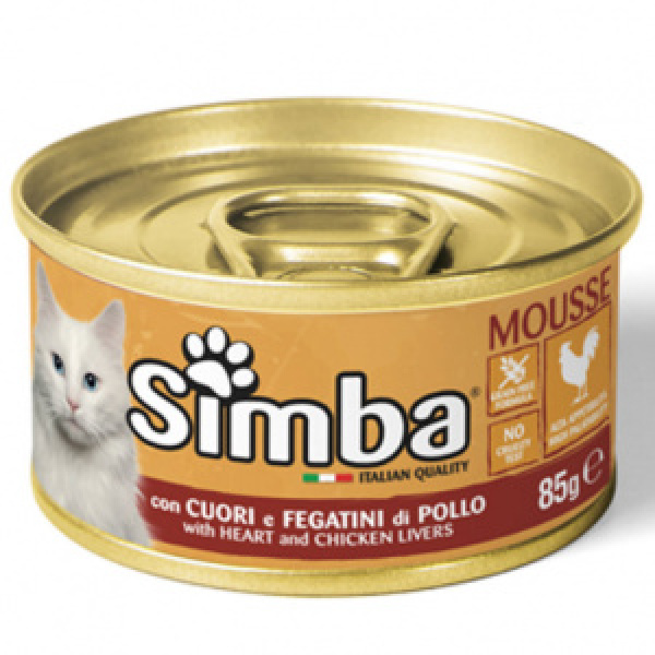 Simba Mousse with Heart and Chicken Livers 85g (Wet Food)