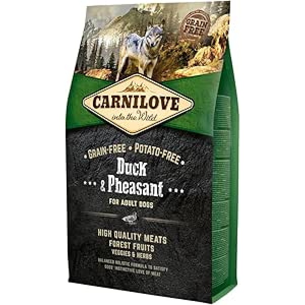 Carnilove Duck & Pheasant for Adult 4 kg (Dry Food)