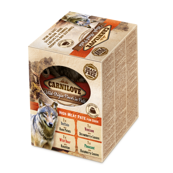 Carnilove Dog Pouch Paté Multipack 4 x 300 gr (Wet Food)