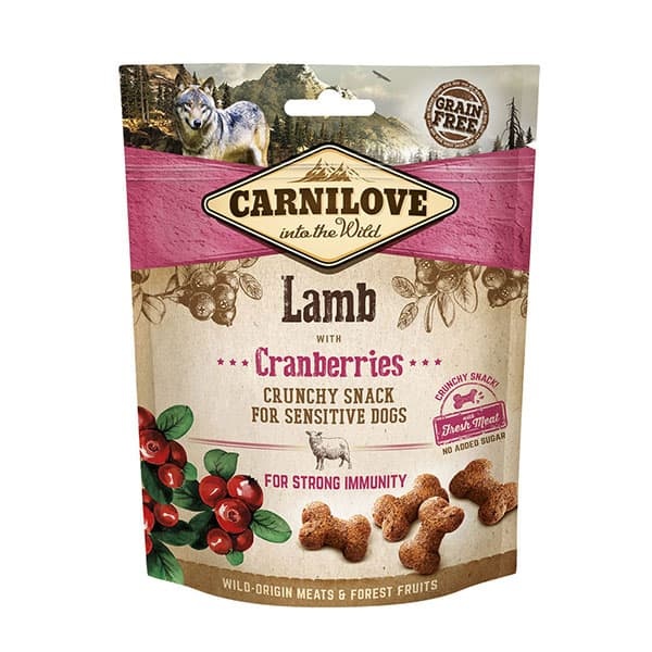 Carnilove Dog Crunchy Snack Lamb with Cranberries 200 gr