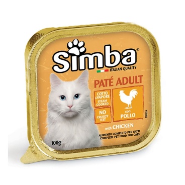 Simba Cat Pate with Chicken 100gr (Wet food)