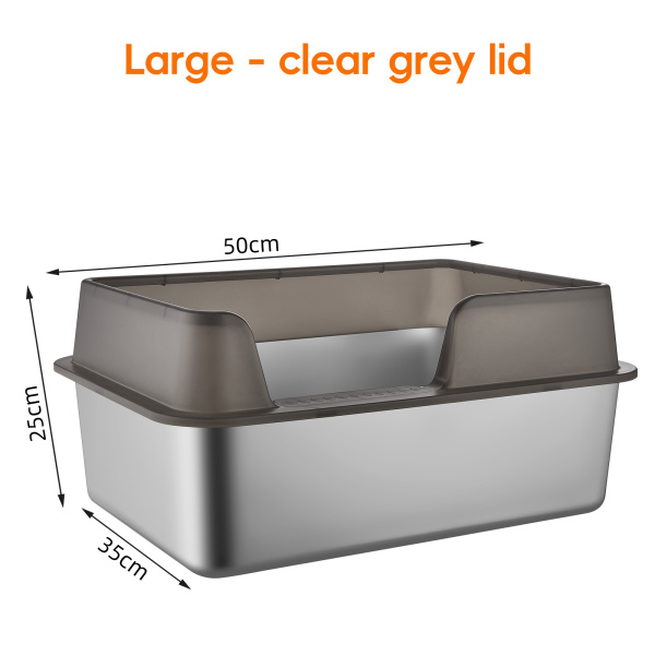 Cat litter Box Stainless Steel (50*35*25cm)