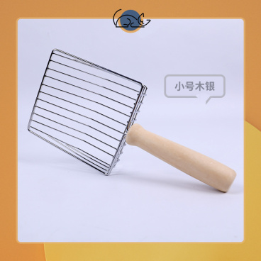 Metal Cat Litter Scoop Wood handle