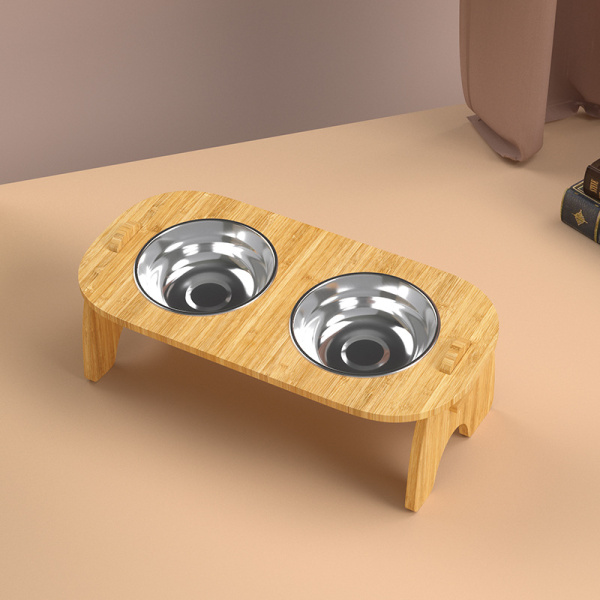 Stainless steel double bowl