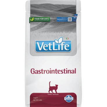 VET LIFE NATURAL CAT GASTROINTESTINAL KG 2 (FARMINA) (Dry Food)