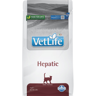 VET LIFE NATURAL CAT HEPATIC KG 2 (FARMINA) (Dry Food)