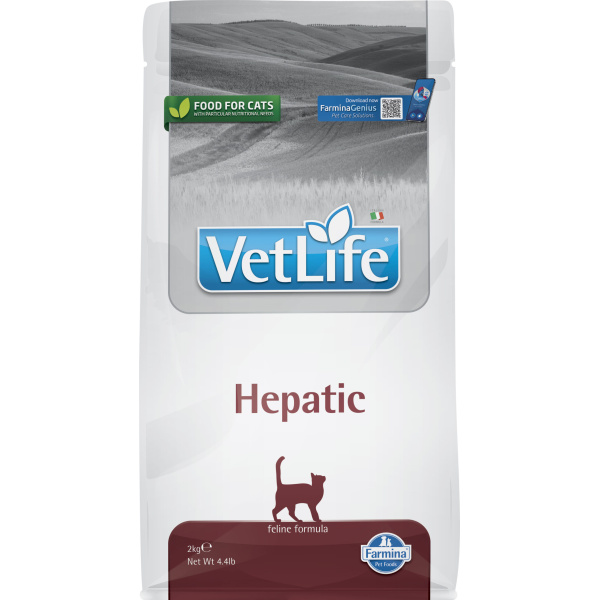 VET LIFE NATURAL CAT HEPATIC KG 2 (FARMINA) (Dry Food)
