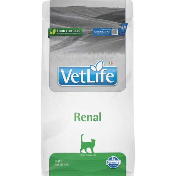VET LIFE NATURAL CAT RENAL KG 2 (FARMINA) (Dry Food)