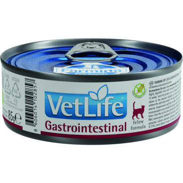 VET LIFE NATURAL DIET CAT GASTROINTESTINAL  (FARMINA) (Wet Food)