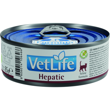 VET LIFE NATURAL DIET CAT HEPATIC (FARMINA) (Wet Food)