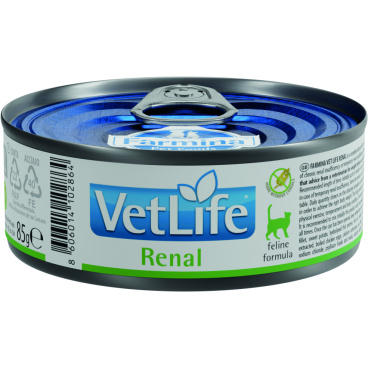 VET LIFE NATURAL DIET CAT RENAL  (FARMINA) (Wet Food)