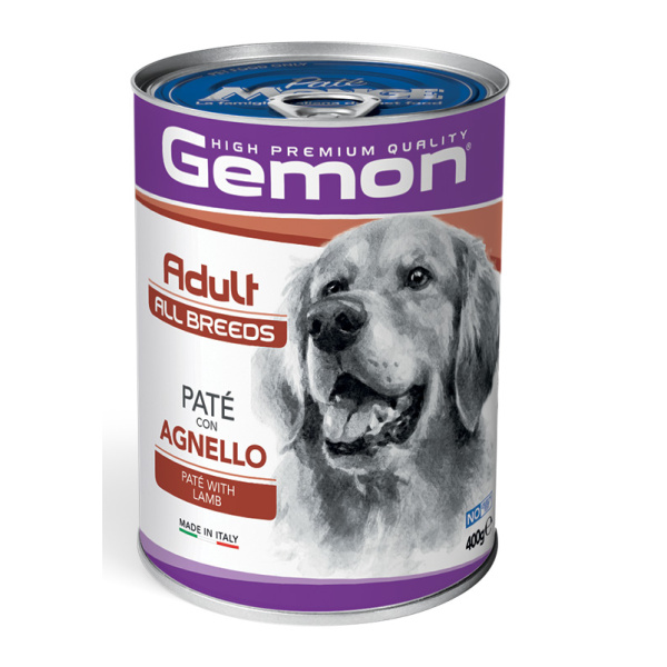 Gemon Dog Adult Pate with Lamb 400g (Wet food)
