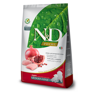Farmina ND Prime Chicken and Pomegranate Medium and Maxi Dry Puppy Food - 12.5 (Dry food)