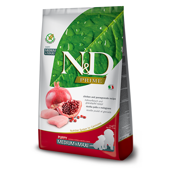 Farmina ND Prime Chicken and Pomegranate Medium and Maxi Dry Puppy Food - 12.5 (Dry food)
