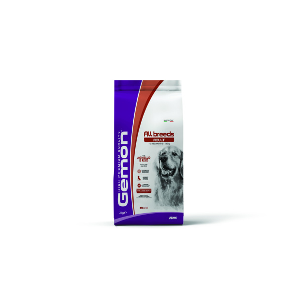 Gemon Dog Medium Adult Lamb & Rice 3kg (Dry Food)