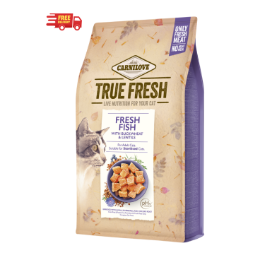 Carnilove True Fresh Cat Fish, 4,8 kg (Dry food)