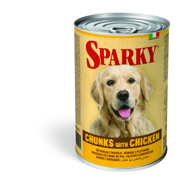Sparky Dog Adult Chunks with Chicken 1250gr (Wet food)