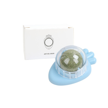 Natural Catnip Cat Wall Stick-on Ball Toy Treats