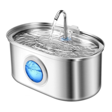 25.5*19*12 Stainless Steel Cat Automatic Water Fountain (HSWF-053)