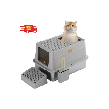 Stainless Steel Cat litter box 60.5*40*38cm