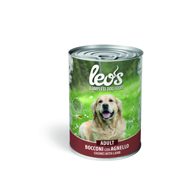 Leo’s Complete Dog Adult Chunkies with Lamb 415g (Wet food)