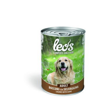 Leo’s Complete Dog Adult with Game 415g (Wet food)