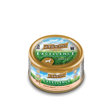 Princess Cat Excellence – Chicken Breast with Rice & Turkey 70g (Wet Food)