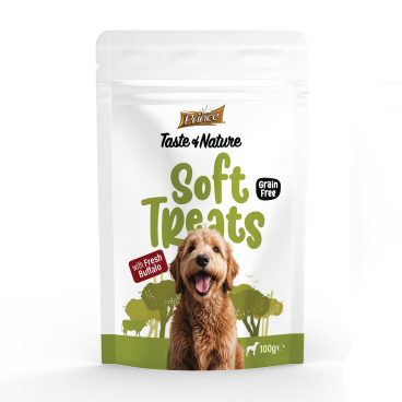 Prince Semi Moist Treats with Fresh Buffalo 100g