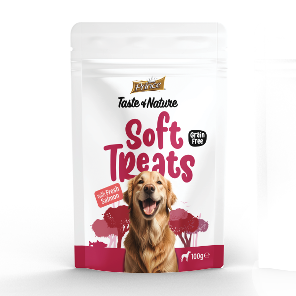 Prince Semi Moist Treats with Fresh Salmon 100g