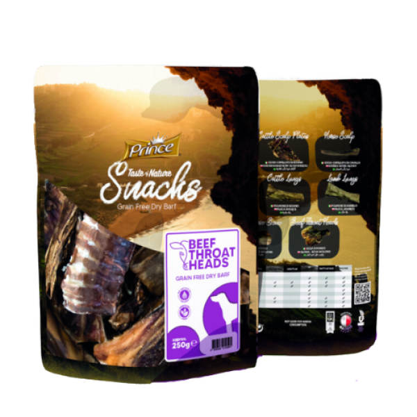 Taste Of Nature Snacks – Beef Throat Heads 250g