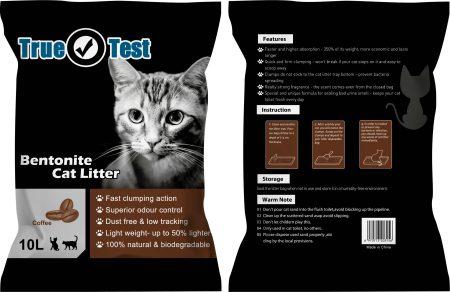 True Test Bentonite Cat litter Coffee Scent 10L*3bags