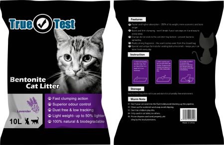 True Test Bentonite Cat litter Lavender Scent 10L