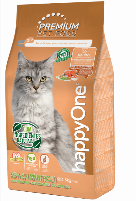HappyOne Premium Cat Fresh Salmon 1.5Kg