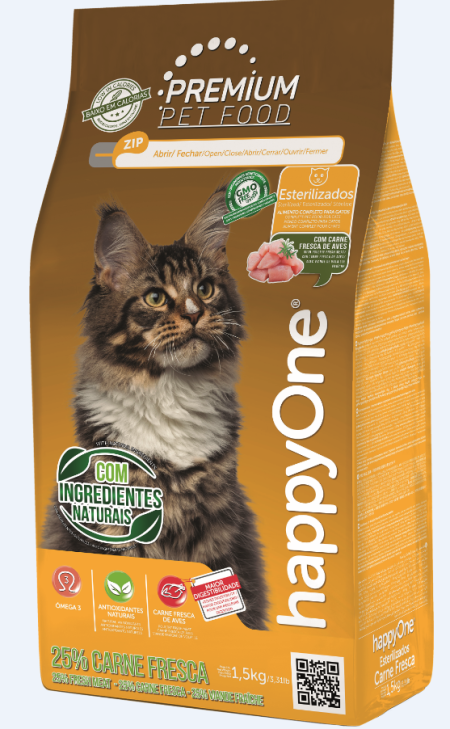 HappyOne Premium Sterilized Cat Fresh Meat 1.5Kg