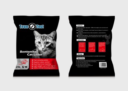 True Test Bentonite Cat litter Rose Scent 25L