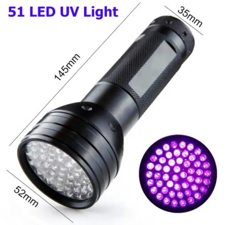 "Ultraviolet Flash light 51 LED" (UV Light)