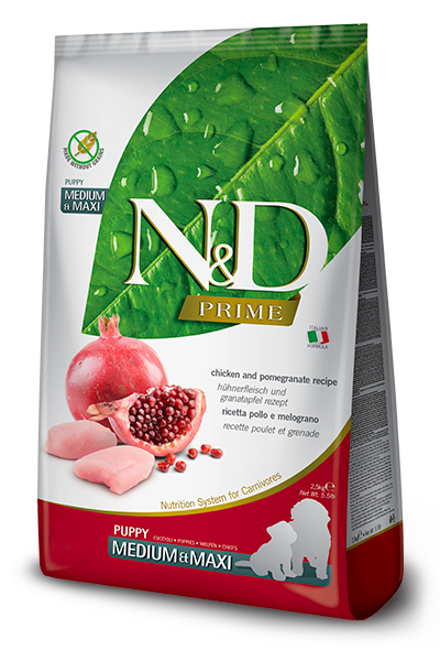 Farmina ND Prime Chicken and Pomegranate Medium and Maxi Dry Puppy Food - 12.5 (Dry food)