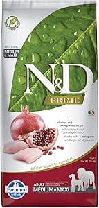 FARMINA PET FOODS N&D Prime Dog Chicken & Pomogranate Adult Med/Maxi 12kg (Dry food)