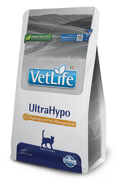 Farmina Vetlife UltraHypo Dry Cat Food - 2 Kg (Dry food)